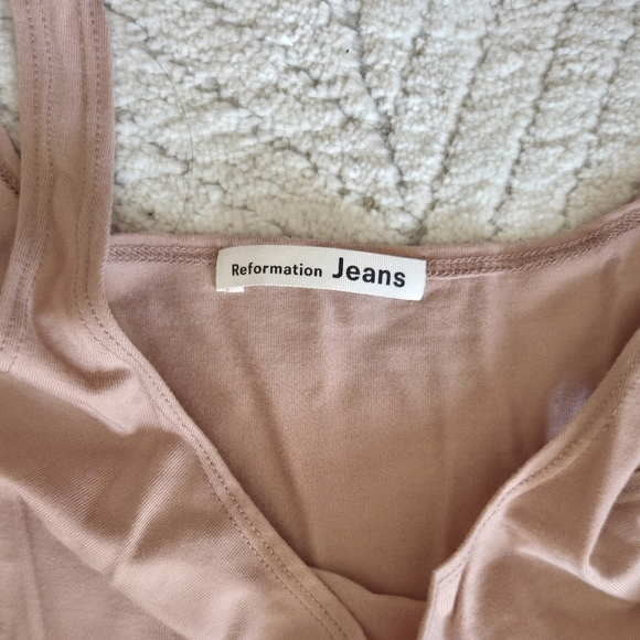 Reformation Mary Dress XS Blush - Picture 3 of 4